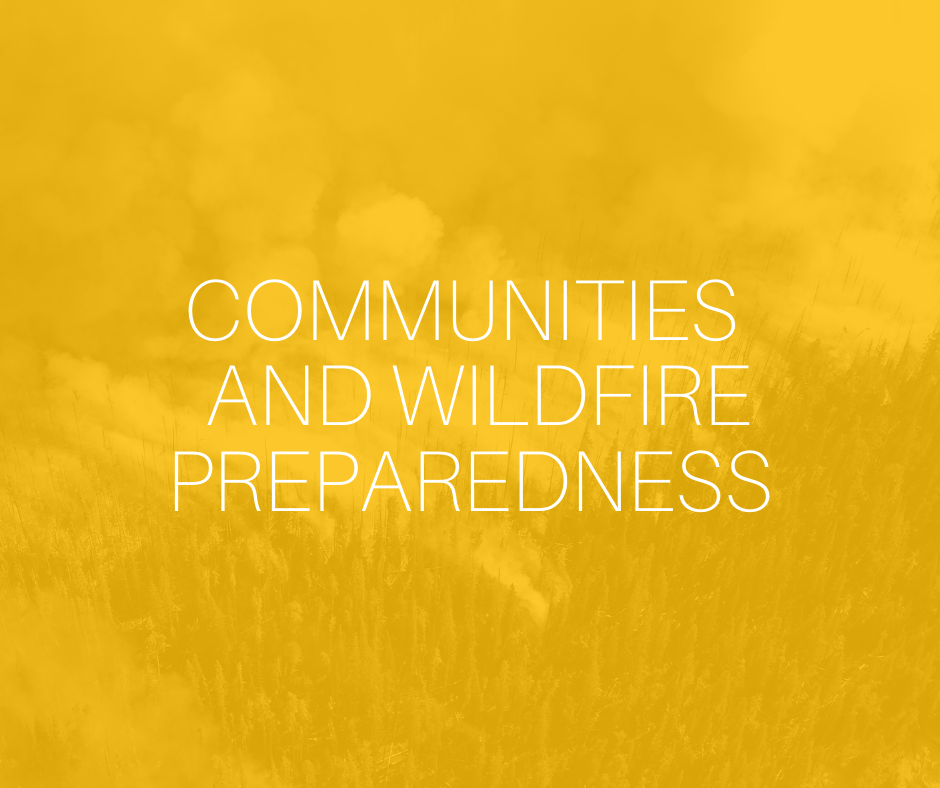 Communities and wildfire preparedness